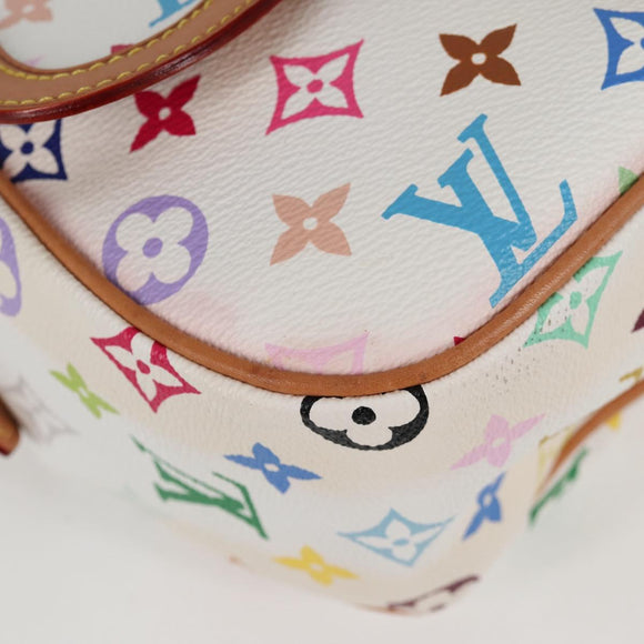 LOUIS VUITTON Monogram Multicolor Gracie MM Bag White M92590 LV Auth 121499SV