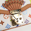 LOUIS VUITTON Monogram Multicolor Gracie MM Bag White M92590 LV Auth 121499SV-20