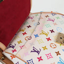 LOUIS VUITTON Monogram Multicolor Gracie MM Bag White M92590 LV Auth 121499SV-9