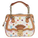 LOUIS VUITTON Monogram Multicolor Gracie MM Bag White M92590 LV Auth 121499SV-13