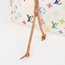 LOUIS VUITTON Monogram Multicolor Petit Noe Bag White M42229 LV Auth 121500AM-24