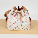 LOUIS VUITTON Monogram Multicolor Petit Noe Bag White M42229 LV Auth 121500AM-12