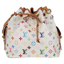 LOUIS VUITTON Monogram Multicolor Petit Noe Bag White M42229 LV Auth 121500AM-13