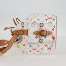 LOUIS VUITTON Monogram Multicolor Petit Noe Bag White M42229 LV Auth 121500AM-3