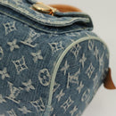 LOUIS VUITTON Monogram Denim Neo Speedy Hand Bag Blue M95019 LV Auth 121503SV-14