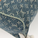 LOUIS VUITTON Monogram Denim Neo Speedy Hand Bag Blue M95019 LV Auth 121503SV-15