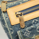 LOUIS VUITTON Monogram Denim Neo Speedy Hand Bag Blue M95019 LV Auth 121503SV-19