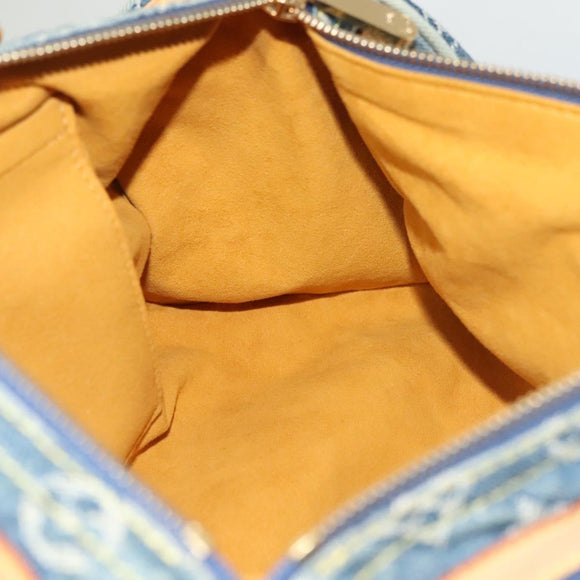 LOUIS VUITTON Monogram Denim Neo Speedy Hand Bag Blue M95019 LV Auth 121503SV