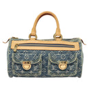 LOUIS VUITTON Monogram Denim Neo Speedy Hand Bag Blue M95019 LV Auth 121503SV-13