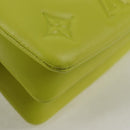 LOUIS VUITTON Monogram Emboss Coussin Belt Bag Bag Leather 2way LV Auth 121504SM-18