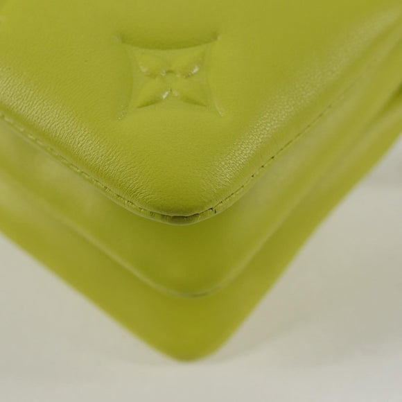 LOUIS VUITTON Monogram Emboss Coussin Belt Bag Bag Leather 2way LV Auth 121504SM