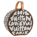 LOUIS VUITTON Monogram Graffiti Boite Shapo White M92186 LV Auth 121505SV-1