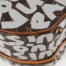 LOUIS VUITTON Monogram Graffiti Boite Shapo White M92186 LV Auth 121505SV-17