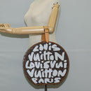 LOUIS VUITTON Monogram Graffiti Boite Shapo White M92186 LV Auth 121505SV-26