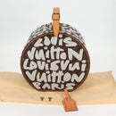 LOUIS VUITTON Monogram Graffiti Boite Shapo White M92186 LV Auth 121505SV-12