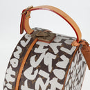 LOUIS VUITTON Monogram Graffiti Boite Shapo White M92186 LV Auth 121505SV-6