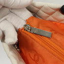 CHANEL Matelasse Cambon Line COCO Mark Tote Bag Lamb Skin White CC Auth 121507-10