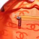 CHANEL Matelasse Cambon Line COCO Mark Tote Bag Lamb Skin White CC Auth 121507-21