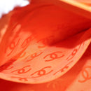 CHANEL Matelasse Cambon Line COCO Mark Tote Bag Lamb Skin White CC Auth 121507-22