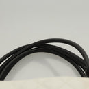 CHANEL Matelasse Cambon Line COCO Mark Tote Bag Lamb Skin White CC Auth 121507-14