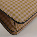 FENDI Shoulder Bag Leather Beige Gold Auth 121511M-16