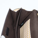 FENDI Shoulder Bag Leather Beige Gold Auth 121511M-20