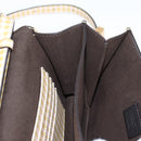 FENDI Shoulder Bag Leather Beige Gold Auth 121511M-21