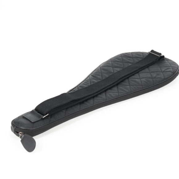 CHANEL Badminton Racket metal Black CC Auth 121512V