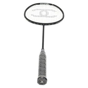 CHANEL Badminton Racket metal Black CC Auth 121512V - 0