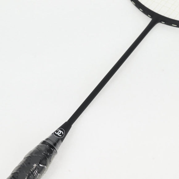 CHANEL Badminton Racket metal Black CC Auth 121512V