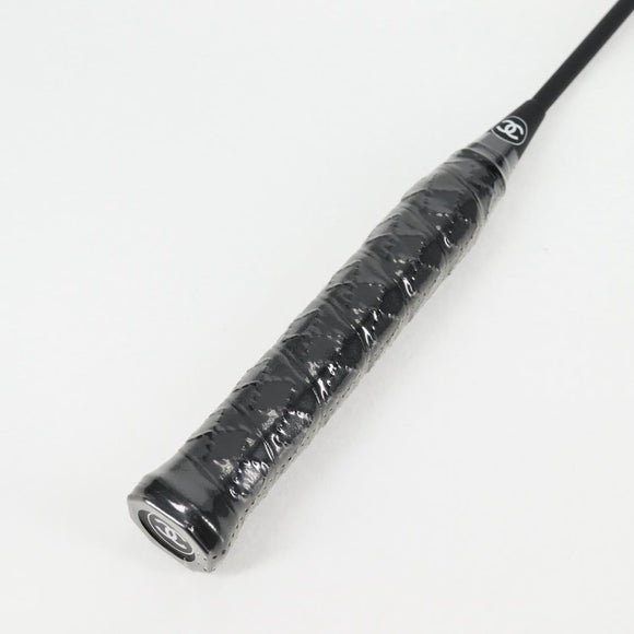 CHANEL Badminton Racket metal Black CC Auth 121512V