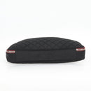 CHANEL Matelasse PC Case Nylon Black Silver CC Auth 121516M-6