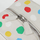 LOUIS VUITTON Monogram Yayoi Kusama Square bag Hand Bag White LV Auth 121522SAM-17