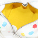 LOUIS VUITTON Monogram Yayoi Kusama Square bag Hand Bag White LV Auth 121522SAM-10