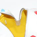 LOUIS VUITTON Monogram Yayoi Kusama Square bag Hand Bag White LV Auth 121522SAM-19