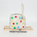 LOUIS VUITTON Monogram Yayoi Kusama Square bag Hand Bag White LV Auth 121522SAM-12