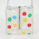 LOUIS VUITTON Monogram Yayoi Kusama Square bag Hand Bag White LV Auth 121522SAM-4