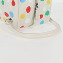 LOUIS VUITTON Monogram Yayoi Kusama Square bag Hand Bag White LV Auth 121522SAM-7