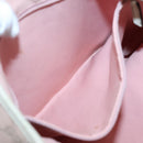 GUCCI GG Canvas Shoulder Bag Gold Pink 131326 Auth 121544-21