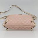 GUCCI GG Canvas Shoulder Bag Gold Pink 131326 Auth 121544-5