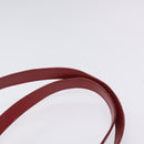 BURBERRY Nova Check Shoulder Bag Canvas Red Auth 121545-8