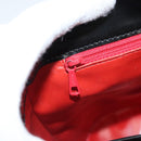 CELINE Shoulder Bag Canvas Black Gold Auth 121554-22