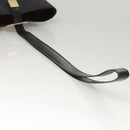 CELINE Shoulder Bag Canvas Black Gold Auth 121554-7