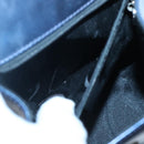 Salvatore Ferragamo Hand Bag Patent leather Blue Silver Auth 121557-11