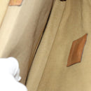 GUCCI Micro GG Canvas Hand Bag 2way Brown Gold Auth 121561-21