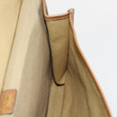 GUCCI Micro GG Canvas Hand Bag 2way Brown Gold Auth 121561-22