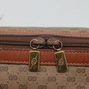 GUCCI Micro GG Supreme Hand Bag PVC 2way Beige Gold 002 25 0033 Auth 121562-17