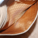 GUCCI Micro GG Supreme Hand Bag PVC 2way Beige Gold 002 25 0033 Auth 121562-11