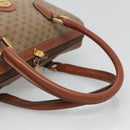 GUCCI Micro GG Supreme Hand Bag PVC 2way Beige Gold 002 25 0033 Auth 121562-7