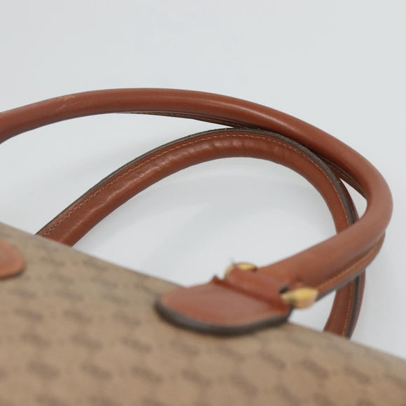 GUCCI Micro GG Supreme Hand Bag PVC 2way Beige Gold 002 25 0033 Auth 121562